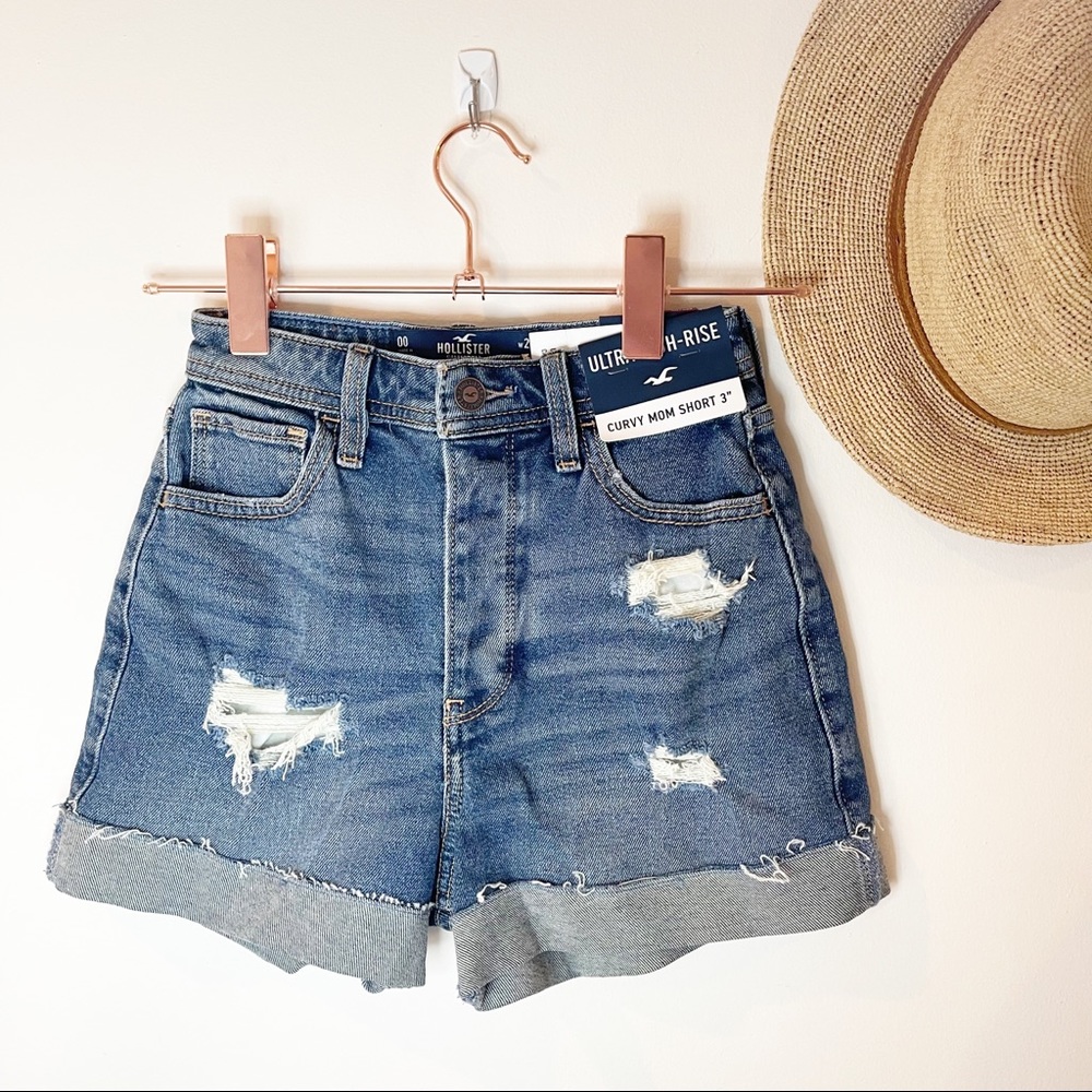 High rise shorts